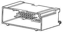 30700-4240, Автомобильный разъем, H-DAC 64 30700 Series, Straight Header, 24 контакт(-ов)