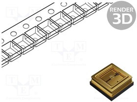 RF-C37D0-UTP-AR, LED; UV-B; 120°; 80mA; 800mW; ?d: 305?311nm; 4.5?7.5V; SMD