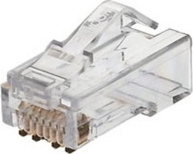 Вилка SP688-C модульная RJ-45 8P8C PAN-PLUG TX6 PLUS Cat.6, 8 pin 24 AWG 30229
