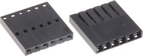 50-57-9006, SL Female Connector Housing, 2.54mm Pitch, 6 Way, 1 Row