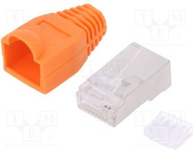 LOG-MP0022O, Вилка; RJ45; PIN: 8; Кат: 6; экранированный,в корпусе