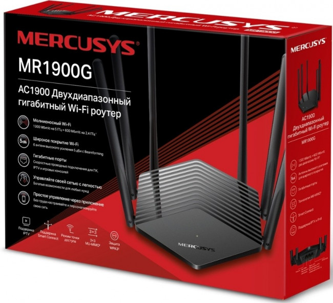 Mercusys MR1900G, Маршрутизатор