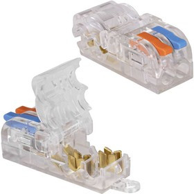 PCT-212, Клемма зажимная соединительная разветвительная 2-проводная , 32 А, 250 В, 1,5…2,5 мм2, -20…+105 °C, поликарбонат