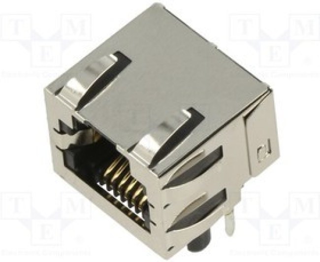 MX-43860-0005, Modjack RA LoPro 50 AU Inv w/shield 6/6