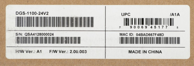 Коммутатор D-Link DGS-1100-24V2/A, управляемый Коммутатор D-Link DGS-1100-24V2/A, управляемый