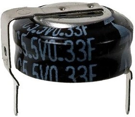 EECS0HD334H, 0.33 Ф, 5.5 B, 10 мм, 1207H, Ионистор