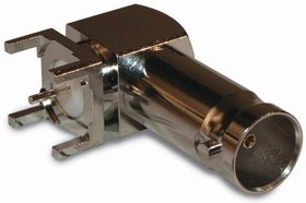 112659, RF Connectors / Coaxial Connectors BNC R/A PCB RECPT 50 OHM