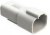 AT04-4P-WHT, AUTOMOTIVE HOUSING, RCPT, 4POS, 13A, WHT