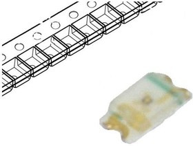 SML-E12V8WT86, LED; SMD; 0603; red; 16?40mcd; 1.6x0.8x0.36mm; 2.2V; 20mA; 54mW SML-E12V8WT86, LED; SMD; 0603; red; 16?40mcd; 1.6x0.8x0.36mm; 2.2V; 20mA; 54mW