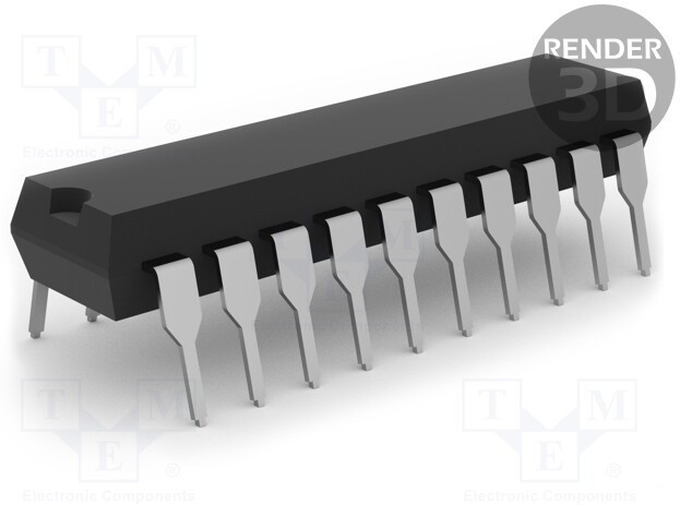 CD74HC573E, IC: digital; D-latch transparent; Ch: 8; 2?6VDC; THT; DIP20; tube CD74HC573E, IC: digital; D-latch transparent; Ch: 8; 2?6VDC; THT; DIP20; tube