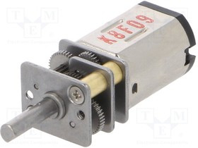 POLOLU-4797, Двигатель: DC, с редуктором, HP, 6-12ВDC, 1,5А, Ось: D профиль