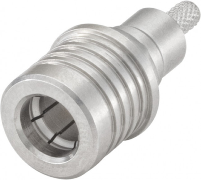 28S107-302N5, RF Connectors / Coaxial Connectors QMA Straight Plug