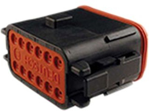 DT06-12SB-CE06, Automotive Connectors 12P DT PLG ASM KEY B E SEAL ENH RET