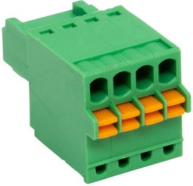 CSTBP92HC/4, Съемная клеммная колодка, 2.5 мм, 4 вывод(-ов), 26AWG до 20AWG, 0.5 мм², Вставной, 5 А