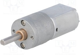 POLOLU-3455, Двигатель: DC, с редуктором, POLOLU 20D, 6ВDC, 3,2А, Ось: D профиль