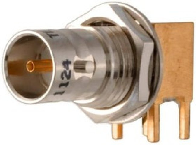 6-0008, RF Connectors / Coaxial Connectors Mini BNC R/A Blkhd Jack Edge Launch 6-0008, RF Connectors / Coaxial Connectors Mini BNC R/A Blkhd Jack Edge Launch
