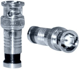 RW1-075, 75 ohm BNC Perma Seal Plug, Push Fit - RG59 Cable