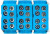 Клемма распределительная КСР с двойным винтом 2х25/2х16 син. PROxima EKF ksr-2.25-2.16-blue