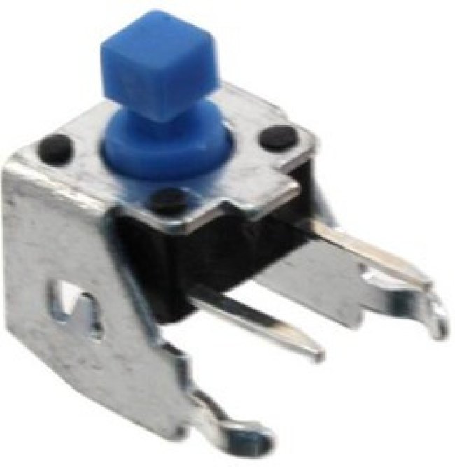 MJTP1105T, Tactile Switches rght angle grounding 6mm tact
