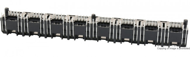 RJHSE-5081-08, Modular Connectors / Ethernet Connectors CAT 5 MODULAR JACK HIGH TEMP RJHSE-5081-08, Modular Connectors / Ethernet Connectors CAT 5 MODULAR JACK HIGH TEMP