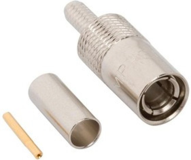 903-600P-71S, RF Connectors / Coaxial Connectors MiniSMBStrtCrimpPlug for RG-179 75Ohm