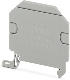 Разделительная пластина ATP-UT /2,2mm, для винтовых клемм UT 2,5..10, серая