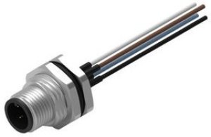 643452100605, Circular Connector, M12, Plug, Straight, Poles - 5, Wire, Panel Mount 643452100605, Circular Connector, M12, Plug, Straight, Poles - 5, Wire, Panel Mount