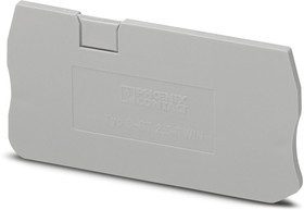 Крышка концевая D-ST 2,5-TWIN /2,2mm, для пружинных клемм ST 2,5-TWIN, серая