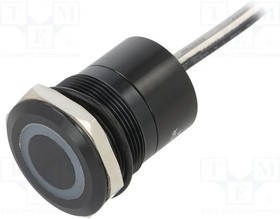 BG-MC25LCBGR, Переключатель: емкостный, Пол: 2, SPST-NC, 0,01A/12ВDC, IP68, 20мОм