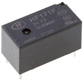 HF171F/24-Z3, реле 8А 24В 1FormC 20*10*10.6мм