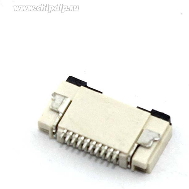 Разъем FPC Flip-Lock 0510-10RLGF 10 pin высота 1мм шаг 0,5мм