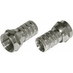 06-0004-A2 (05-4003-02), F-разъём для кабеля RG-6, 2 шт ( Блистер)