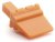 AWM-6P, Connector Accessories Wedge Lock Straight Thermoplastic Orange