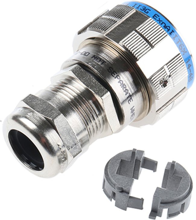 RJFTVX6MN, Modular Connectors / Ethernet Connectors ATEX THREADED PLUG METAL GLAND NICKEL RJFTVX6MN, Modular Connectors / Ethernet Connectors ATEX THREADED PLUG METAL GLAND NICKEL