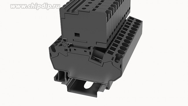 WSF4-TA-01P-11-00AH, 2-пр. клемма с держ. предохранителя 5x20 мм