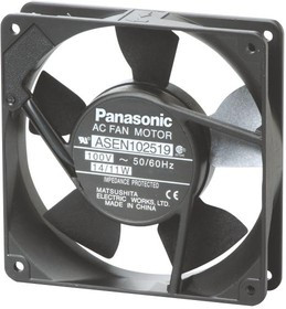 ASEN102549, AC Axial Fan, 200 В, Square, 120 мм, 25 мм, Качения
