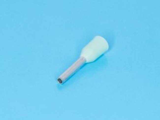 TIC-0.34-6, Наконечник 6мм для обжима многожильного кабеля 0,34мм, изолированный, кратно 100шт.