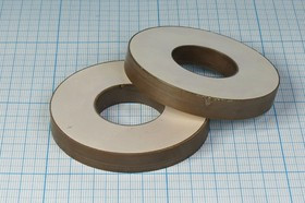 Ультразвуковое кольцо излучатель из пьезокерамики 70xd30x10мм, со сколами; пэу 70xd30x10,0\кольцо\ к