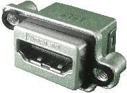 MHDR-A511-M0, HDMI, Displayport &amp; DVI Connectors RUGGED HDMI VERTICAL