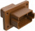 AT04-12PD-L012, 12 POSITION RECEPTACLE FLANGE MOUNT CONNECTOR, PIN, BROWN, KEYED D 98AC8317 AT04-12PD-L012, 12 POSITION RECEPTACLE FLANGE MOUNT CONNECTOR, PIN, BROWN, KEYED D 98AC8317