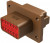 AT04-12PD-L012, 12 POSITION RECEPTACLE FLANGE MOUNT CONNECTOR, PIN, BROWN, KEYED D 98AC8317 AT04-12PD-L012, 12 POSITION RECEPTACLE FLANGE MOUNT CONNECTOR, PIN, BROWN, KEYED D 98AC8317