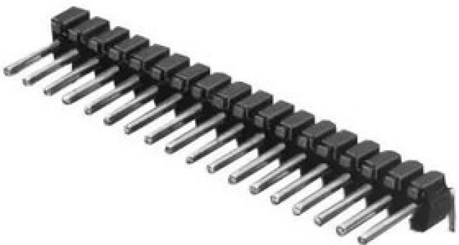 MDF7-25P-2.54DS(55), Board to Board & Mezzanine Connectors 25P SNG ROW PIN HDR R/A T/H BTM ENT CON MDF7-25P-2.54DS(55), Board to Board & Mezzanine Connectors 25P SNG ROW PIN HDR R/A T/H BTM ENT CON