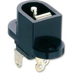 NEB/J21, Гнездо, питания DC, "папа", 5,5/2,1мм, с выключателем, пайка