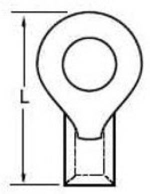 0191930245, Terminals RING-TRM 06AWG #10 N-I SN 0191930245, Terminals RING-TRM 06AWG #10 N-I SN