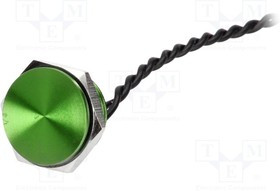 PS161P10Y41, Переключатель: пьезоэлектрический, Пол: 2, SPST-NO, 0,2A/24ВAC