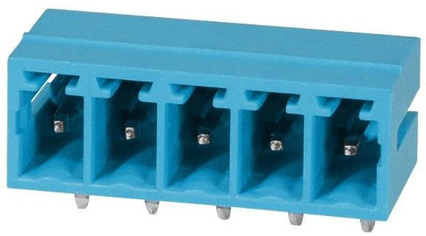 TBP02R1-381-05BE, Pluggable Terminal Blocks Terminal block, pluggable, 3.81, receptical, 5 pole, blue