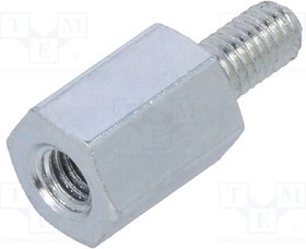 TFM-M3X8/DR225, Дистанцирующая стойка с резьбой, 8мм, Внутр.резьба: M3, сталь