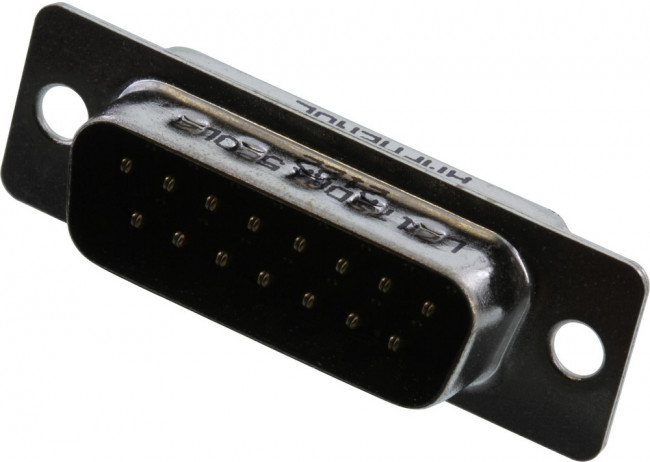 L717SDA15POL2, D-Sub Standard Connectors 15P Sz A Std Density Straight PCB Pin L717SDA15POL2, D-Sub Standard Connectors 15P Sz A Std Density Straight PCB Pin