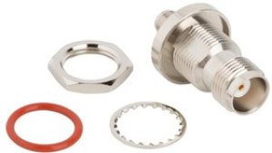 242178-11, RF Adapters - Between Series SMA Jack to TNC Jack Bulkhead, 50 Ohms 242178-11, RF Adapters - Between Series SMA Jack to TNC Jack Bulkhead, 50 Ohms