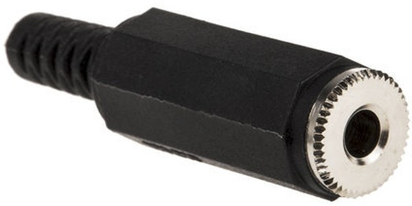 1522 02, Вилка; Jack 3,5мм; "мама"; mono; с амортизатором; количество полюсов: 2 1522 02, Вилка; Jack 3,5мм; "мама"; mono; с амортизатором; количество полюсов: 2